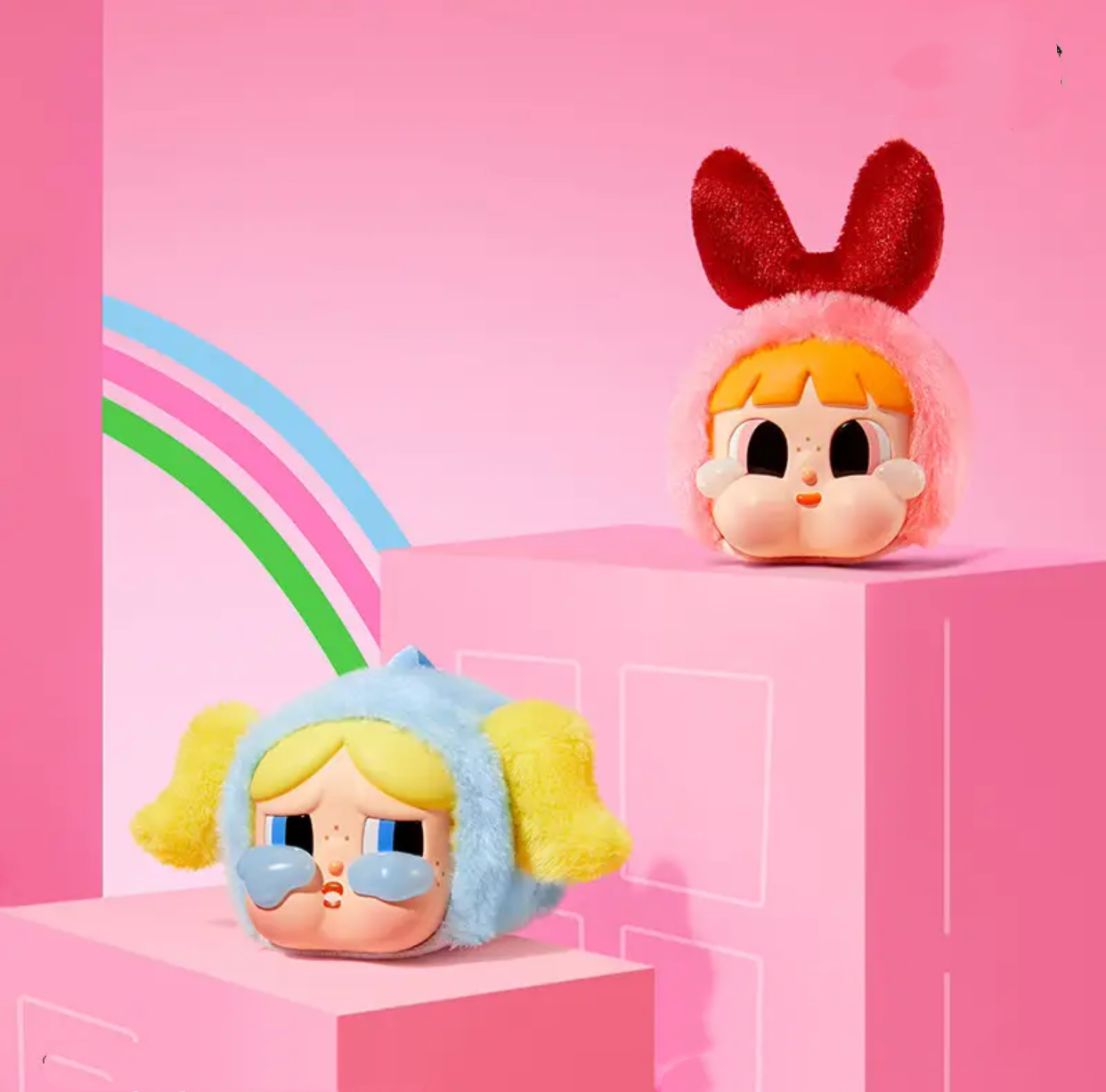 CRYBABY x POWERPUFF GIRLS Series vinyl Face Plush Blind Box