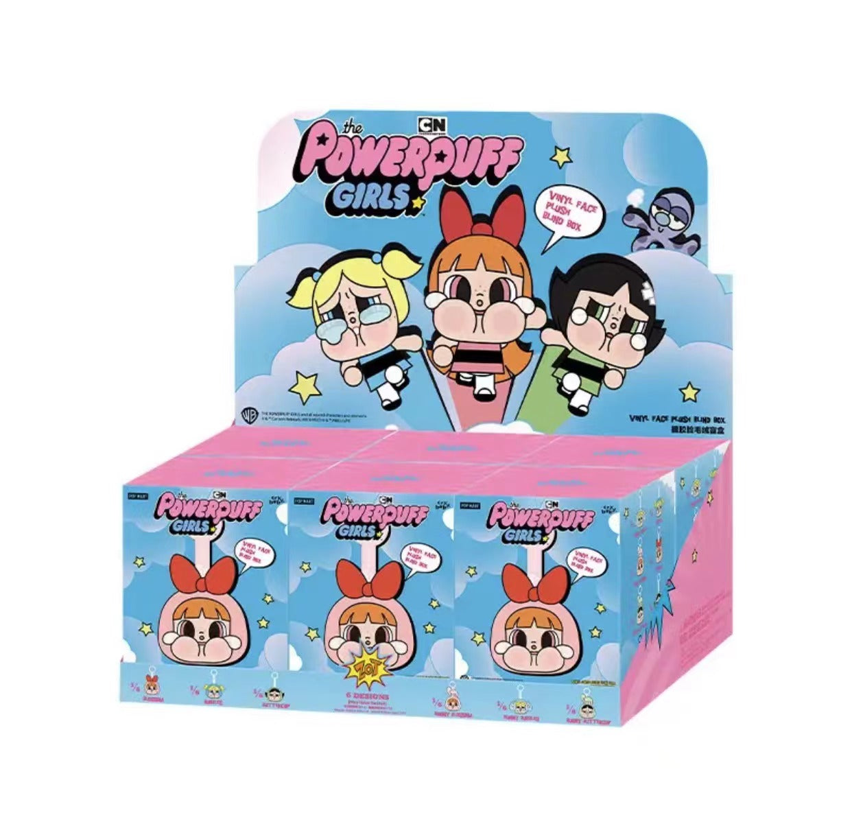 CRYBABY x POWERPUFF GIRLS Series vinyl Face Plush Blind Box