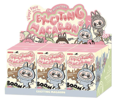 V1 The Monsters Exciting Macaron Series Plush Pendant Blind Box