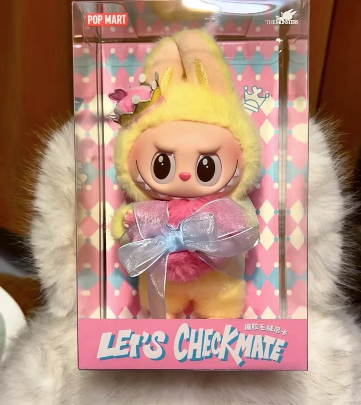 THE MONSTERS Let's Checkmate Series -Vinyl Plush Hanging Card